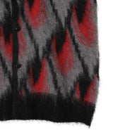 Mohair Cardigan - Abstract