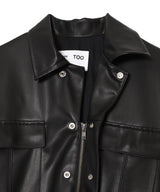 Leather Shirt Blouson-TOGA PULLA-Forget-me-nots Online Store