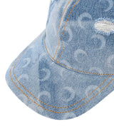 Moon Denim Baseball Cap-Marine Serre-Forget-me-nots Online Store