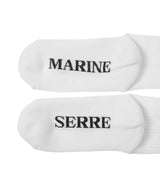 Moon Logo Ankle Socks-Marine Serre-Forget-me-nots Online Store