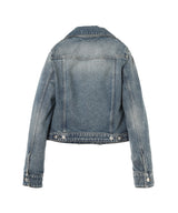Signature Denim Trucker Jacket-courrèges-Forget-me-nots Online Store