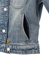 Signature Denim Trucker Jacket-courrèges-Forget-me-nots Online Store