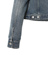 Signature Denim Trucker Jacket-courrèges-Forget-me-nots Online Store