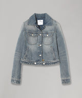 Signature Denim Trucker Jacket-courrèges-Forget-me-nots Online Store
