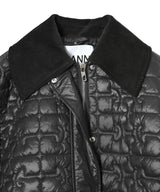 Shiny Quilt Midi Jacket-GANNI-Forget-me-nots Online Store