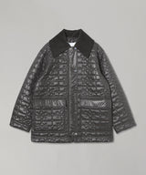 Shiny Quilt Midi Jacket-GANNI-Forget-me-nots Online Store