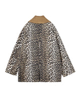 Printed Canvas Midi Jacket-GANNI-Forget-me-nots Online Store