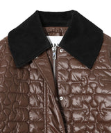 Shiny Quilt Midi Jacket-GANNI-Forget-me-nots Online Store