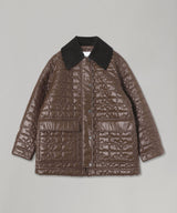 Shiny Quilt Midi Jacket-GANNI-Forget-me-nots Online Store