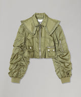 Duchesse Nylon Fitted Jacket-GANNI-Forget-me-nots Online Store