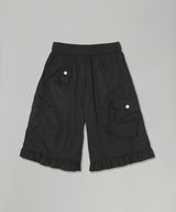 Duchesse Nylon Midi Ruffle Shorts-GANNI-Forget-me-nots Online Store