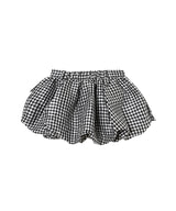 Crinkled Taffeta Check Mini Bubble Skirt-GANNI-Forget-me-nots Online Store