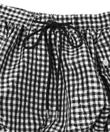 Crinkled Taffeta Check Mini Bubble Skirt-GANNI-Forget-me-nots Online Store