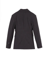 Stretch Stripe Blazer-GANNI-Forget-me-nots Online Store