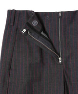 Stretch Stripe Tailoring Capri Pants-GANNI-Forget-me-nots Online Store