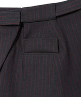 Stretch Stripe Tailoring Mini Skirt-GANNI-Forget-me-nots Online Store