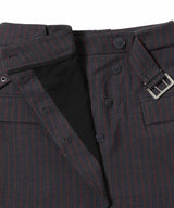 Stretch Stripe Tailoring Mini Skirt-GANNI-Forget-me-nots Online Store