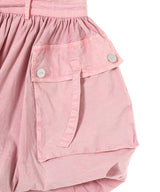 Washed Stretch Cotton Mini Bubble Skirt-GANNI-Forget-me-nots Online Store