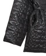 Shiny Quilt Midi Jacket W. Flare-GANNI-Forget-me-nots Online Store