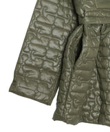 Shiny Quilt Midi Jacket W. Flare-GANNI-Forget-me-nots Online Store