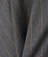 Brushed Wool Stripe Circle Collar Mini Dress-GANNI-Forget-me-nots Online Store