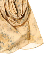 Printed Stretch Cotton Draped Mini Skirt-GANNI-Forget-me-nots Online Store