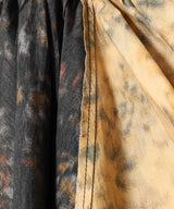 Printed Stretch Cotton Draped Mini Skirt-GANNI-Forget-me-nots Online Store