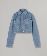 Light Blue Denim Trucker Jacket-Marine Serre-Forget-me-nots Online Store