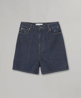 Midnight Blue Denim Shorts-Marine Serre-Forget-me-nots Online Store