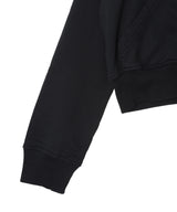 Moon Logo Jersey Fleece Zipped Hoodie-Marine Serre-Forget-me-nots Online Store