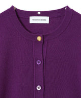 Merino Wool Knit Cropped Cardigan-Marine Serre-Forget-me-nots Online Store