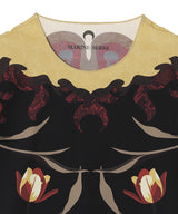Flowers Printed Jersey Sl Top-Marine Serre-Forget-me-nots Online Store