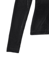 Moon Logo Velvet Fleece Ls Top