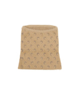 Fluffy Moon Jacquard Knit Bustier Top-Marine Serre-Forget-me-nots Online Store