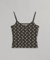 Moon Printed Jersey Straps Top-Marine Serre-Forget-me-nots Online Store