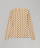 Moon Printed Jersey Ls Crewneck Top-Marine Serre-Forget-me-nots Online Store