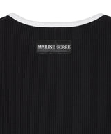 Moon Logo Bicolor Ribbed Jersey Baby Fit T-Shirt