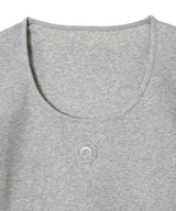 Moon Logo Jersey Ls Roundneck Top-Marine Serre-Forget-me-nots Online Store