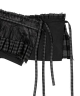 Pleats Layered Pocket Belt-OPEN YY-Forget-me-nots Online Store