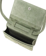 Micro Suede Stud Wallet Bag-OPEN YY-Forget-me-nots Online Store