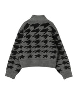 Hounds Tooth Star Cowichan-OPEN YY-Forget-me-nots Online Store