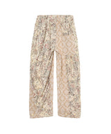 Paisley Full Gather Pants-OPEN YY-Forget-me-nots Online Store