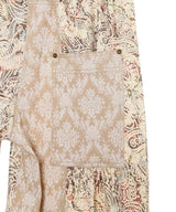 Paisley Full Gather Pants-OPEN YY-Forget-me-nots Online Store