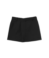 Wrap-Over Waist Mini Skirt-OPEN YY-Forget-me-nots Online Store
