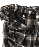 Crinkled Shirt Maxi Skirt-OPEN YY-Forget-me-nots Online Store