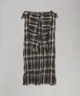 Crinkled Shirt Maxi Skirt-OPEN YY-Forget-me-nots Online Store