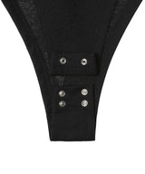 Ruffle Bodysuit-OPEN YY-Forget-me-nots Online Store