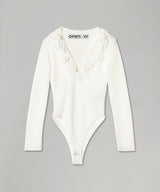 Ruffle Bodysuit-OPEN YY-Forget-me-nots Online Store