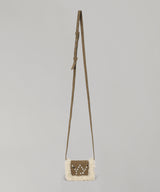 Micro Shearling Stud Wallet Bag-OPEN YY-Forget-me-nots Online Store