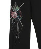 Argyle Patched Lounge Pants-OPEN YY-Forget-me-nots Online Store